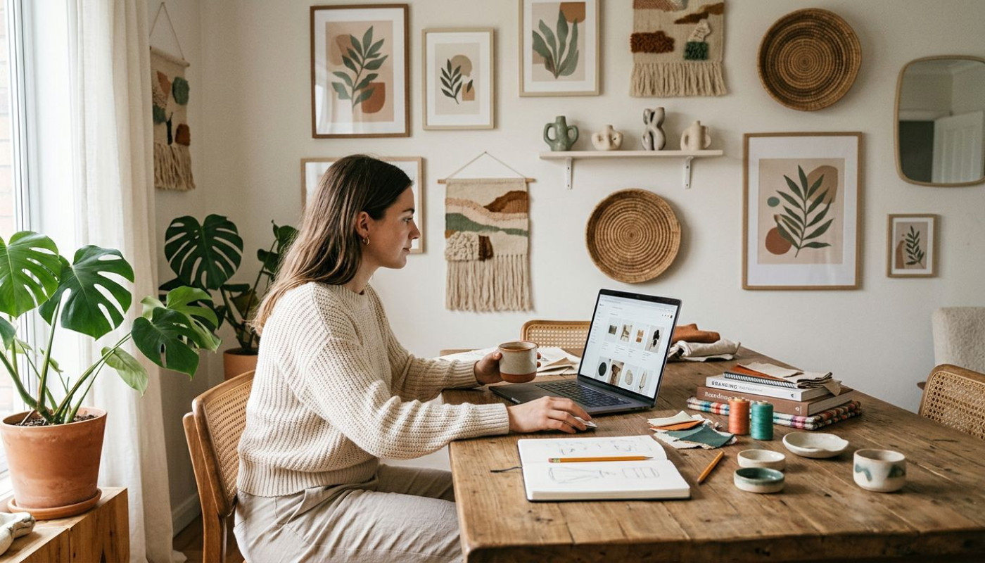 Quand la décoration murale inspire la création de boutiques en ligne irrésistibles